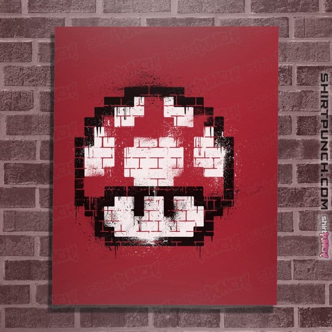 Shirts Posters / 4"x6" / Red Mushroom Spray