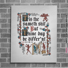 Load image into Gallery viewer, Daily_Deal_Shirts Posters / 4&quot;x6&quot; / White Illuminated Shiteth
