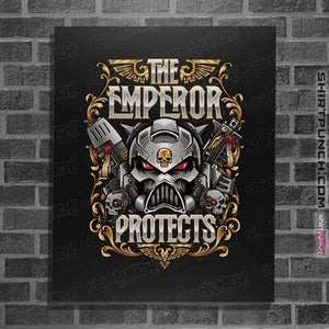 Shirts Posters / 4"x6" / Black The Emperor Protects