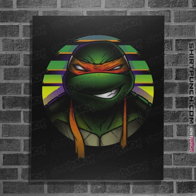 Daily_Deal_Shirts Posters / 4"x6" / Black Mutant Orange