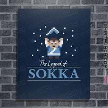 Load image into Gallery viewer, Shirts Posters / 4&quot;x6&quot; / Navy The Legend Of Sokka

