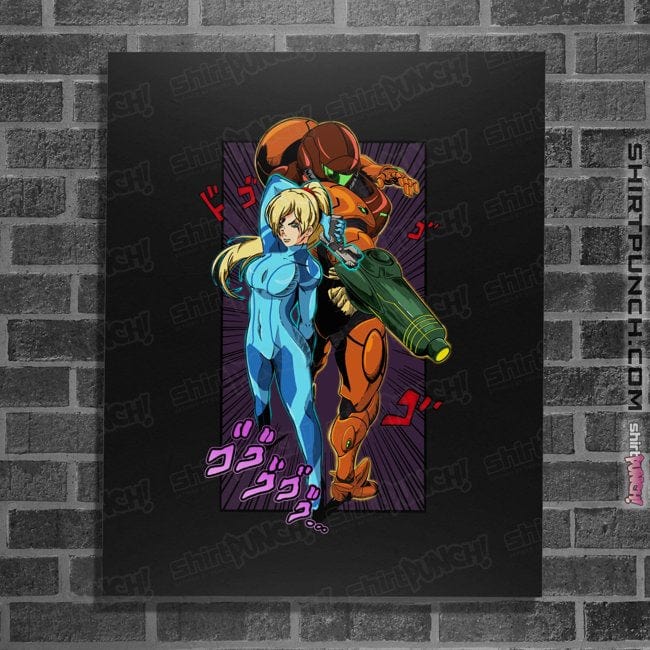 Secret_Shirts Posters / 4"x6" / Black JoJo Samus