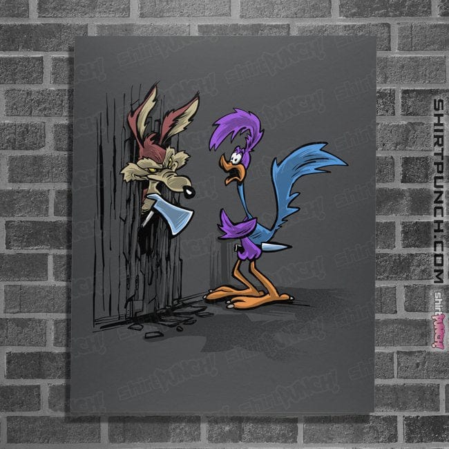 Secret_Shirts Posters / 4"x6" / Charcoal The Shining Cartoon