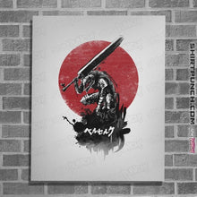 Load image into Gallery viewer, Shirts Posters / 4&quot;x6&quot; / White Red Sun Swordsman

