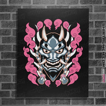 Load image into Gallery viewer, Shirts Posters / 4&quot;x6&quot; / Black Hannya Mask
