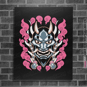 Shirts Posters / 4"x6" / Black Hannya Mask