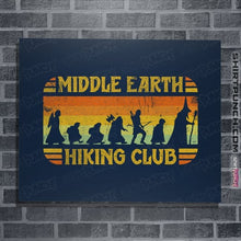 Load image into Gallery viewer, Daily_Deal_Shirts Posters / 4&quot;x6&quot; / Navy Middle Earth Hiking Club
