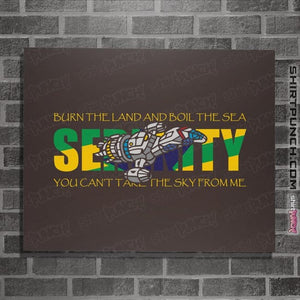Secret_Shirts Posters / 4"x6" / Dark Chocolate Serenity Flag