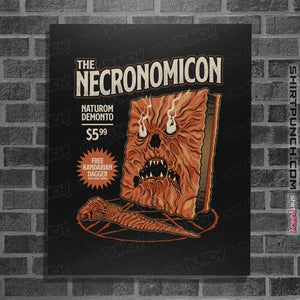 Daily_Deal_Shirts Posters / 4"x6" / Black Necronomicon Long Sleeve