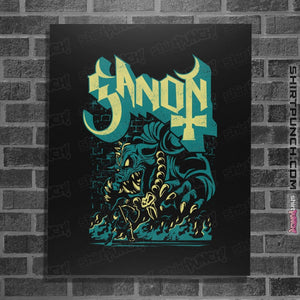 Shirts Posters / 4"x6" / Black Monstrous Prince Of Darkness