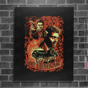 Daily_Deal_Shirts Posters / 4"x6" / Black Dean