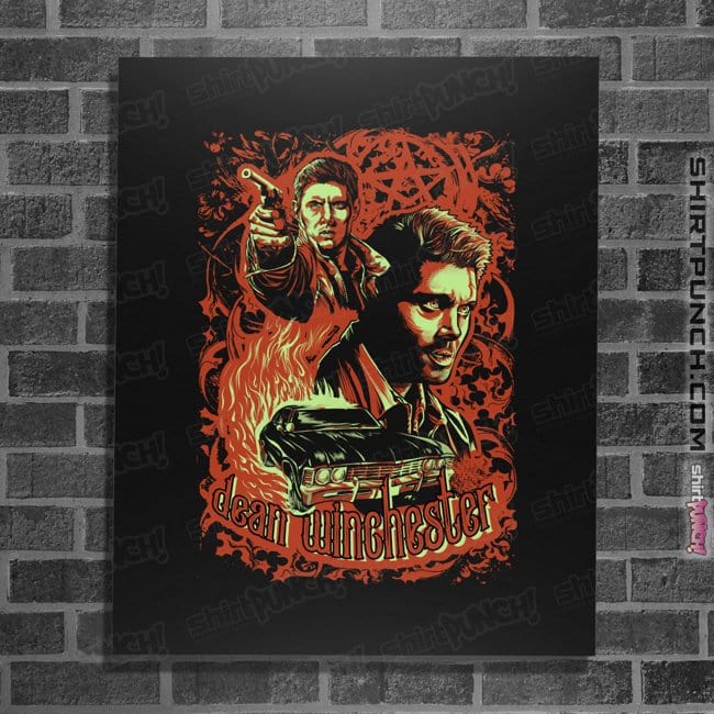 Daily_Deal_Shirts Posters / 4"x6" / Black Dean