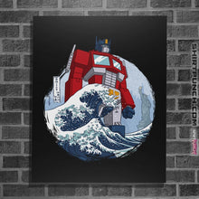 Load image into Gallery viewer, Shirts Posters / 4&quot;x6&quot; / Black Wave Optimus

