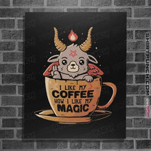Load image into Gallery viewer, Secret_Shirts Posters / 4&quot;x6&quot; / Black Black Coffee Cup

