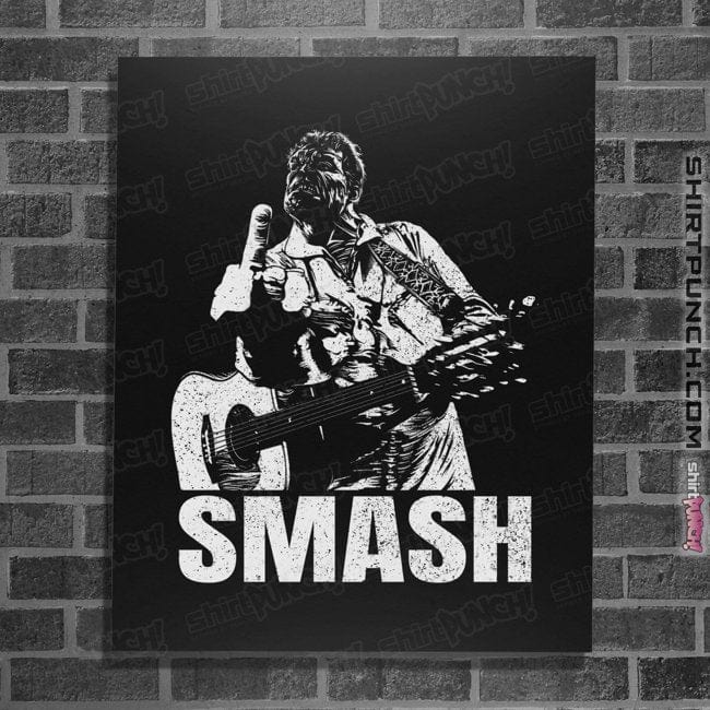 Shirts Posters / 4"x6" / Black SMASH