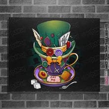 Load image into Gallery viewer, Daily_Deal_Shirts Posters / 4&quot;x6&quot; / Black Mad Hatter Mug
