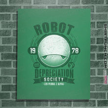 Load image into Gallery viewer, Shirts Posters / 4&quot;x6&quot; / Irish Green Robot Depreciation Society
