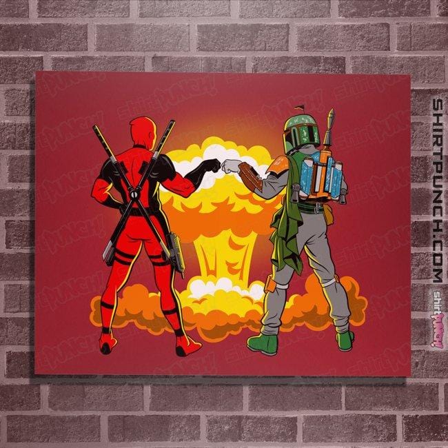Shirts Posters / 4"x6" / Red Epic Bro Fist
