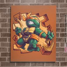 Load image into Gallery viewer, Daily_Deal_Shirts Posters / 4&quot;x6&quot; / Orange Toy Mike
