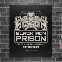 Load image into Gallery viewer, Shirts Posters / 4&quot;x6&quot; / Black Prison Security Robots
