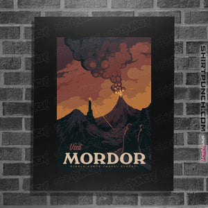Shirts Posters / 4"x6" / Black Visit Mordor