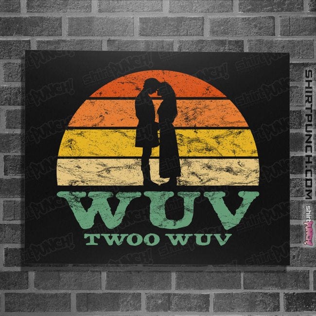 Secret_Shirts Posters / 4"x6" / Black Vintage Wuv