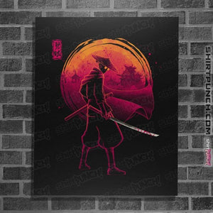 Daily_Deal_Shirts Posters / 4"x6" / Black Revenge Of The Ronin