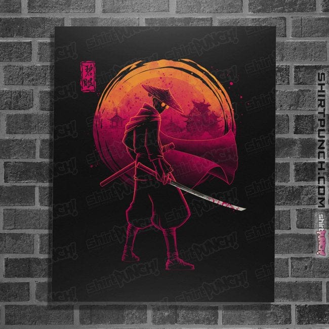 Daily_Deal_Shirts Posters / 4"x6" / Black Revenge Of The Ronin