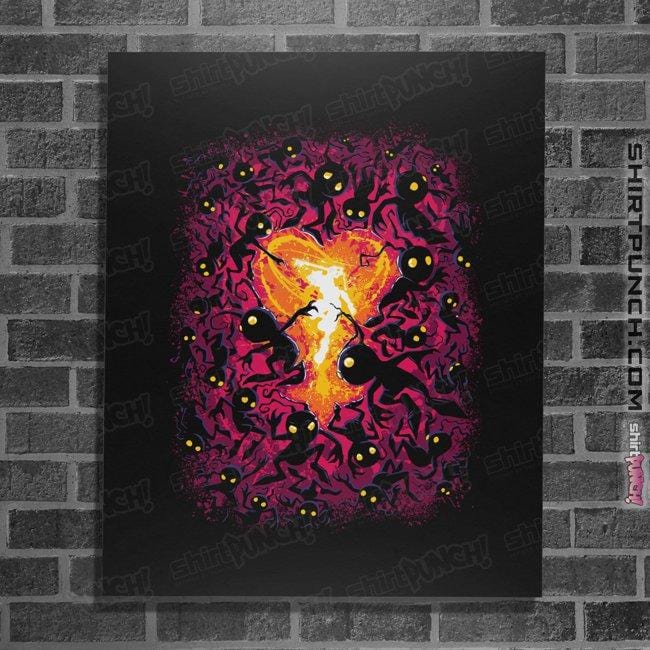 Shirts Posters / 4"x6" / Black Heartless Key