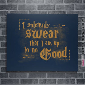 Shirts Posters / 4"x6" / Navy Up To No Good