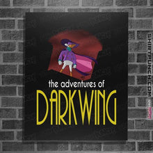 Load image into Gallery viewer, Secret_Shirts Posters / 4&quot;x6&quot; / Black The Adventures Of Darkwing
