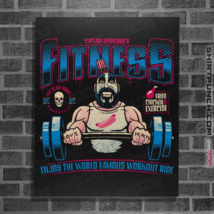 Daily_Deal_Shirts Posters / 4"x6" / Black Spaulding's Fitness