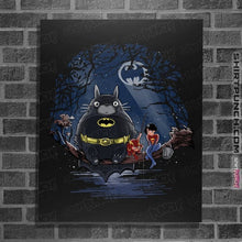 Load image into Gallery viewer, Daily_Deal_Shirts Posters / 4&quot;x6&quot; / Black My Neighbor Bat
