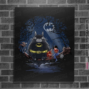 Daily_Deal_Shirts Posters / 4"x6" / Black My Neighbor Bat
