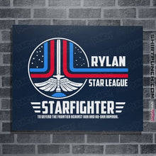 Load image into Gallery viewer, Secret_Shirts Posters / 4&quot;x6&quot; / Navy The Starfighter
