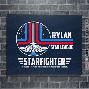 Secret_Shirts Posters / 4"x6" / Navy The Starfighter