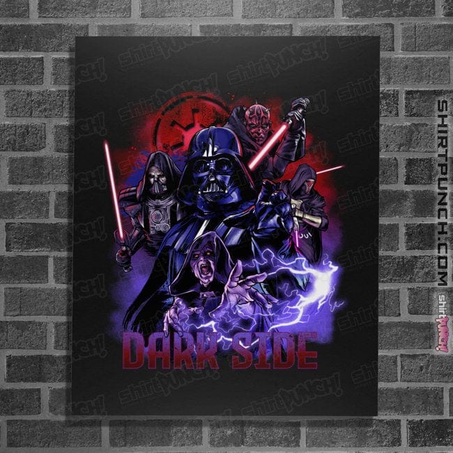 Shirts Posters / 4"x6" / Black Dark Sides