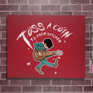 Shirts Posters / 4"x6" / Red Toss A Coin Pilgrim