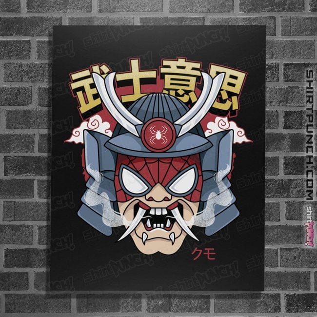 Shirts Posters / 4"x6" / Black Arachno Samurai