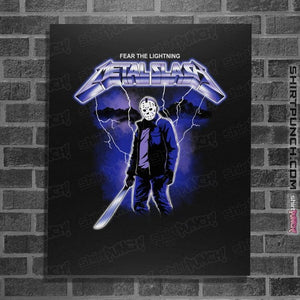 Daily_Deal_Shirts Posters / 4"x6" / Black Metal Slash