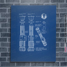 Load image into Gallery viewer, Daily_Deal_Shirts Posters / 4&quot;x6&quot; / Royal Blue Lightside Schematics
