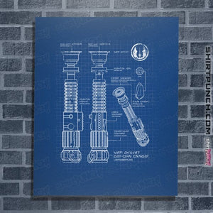 Daily_Deal_Shirts Posters / 4"x6" / Royal Blue Lightside Schematics