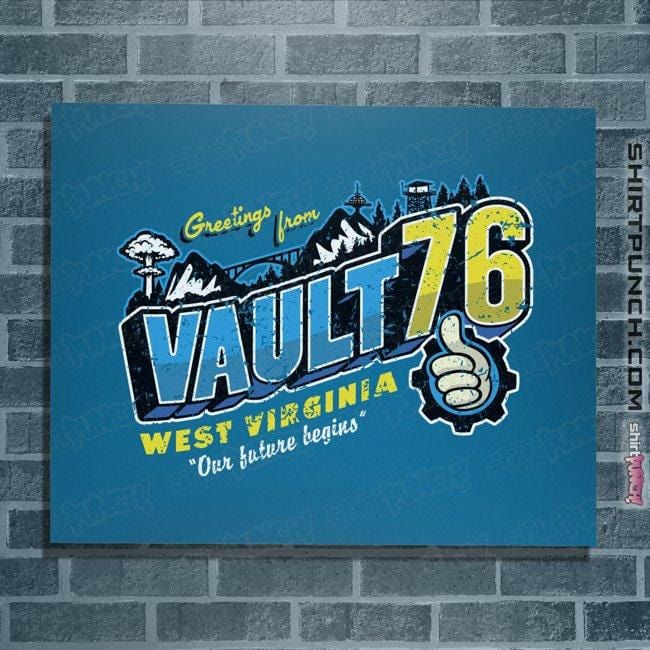 Shirts Posters / 4"x6" / Sapphire Greetings From The Vault