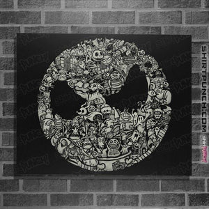 Daily_Deal_Shirts Posters / 4"x6" / Black A Most Horrible Circle