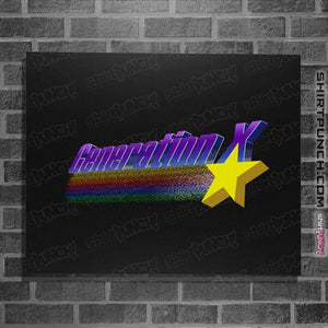 Daily_Deal_Shirts Posters / 4"x6" / Black Generation X
