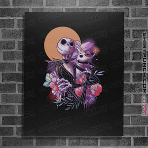 Daily_Deal_Shirts Posters / 4"x6" / Black Moonlit Nightmare