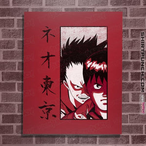 Shirts Posters / 4"x6" / Red Neo Tokyo