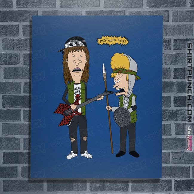 Daily_Deal_Shirts Posters / 4"x6" / Royal Blue Most Metal Ever