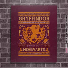 Load image into Gallery viewer, Shirts Posters / 4&quot;x6&quot; / Maroon GRYFFINDOR Sweater
