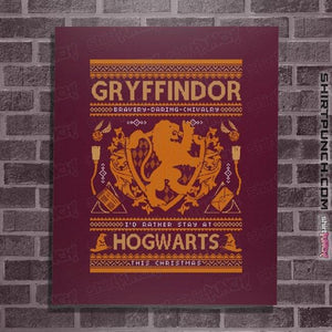 Shirts Posters / 4"x6" / Maroon GRYFFINDOR Sweater